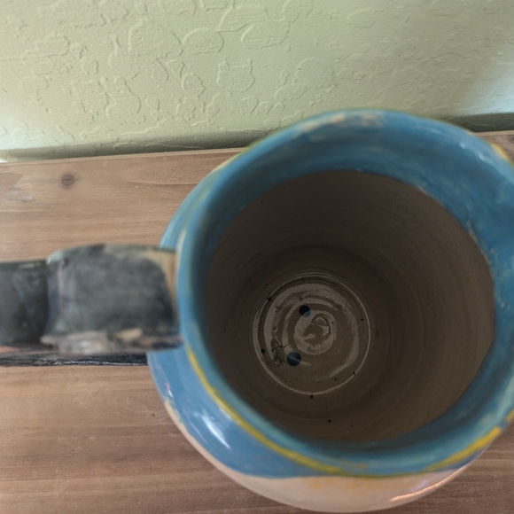 Ginny Sims Turqoise Pitcher - Picture 2 of 5